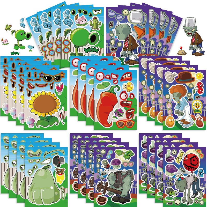 Stiker Puzzle Anime Kartun Luc - Plant Parent Sticker ulasan dan harga