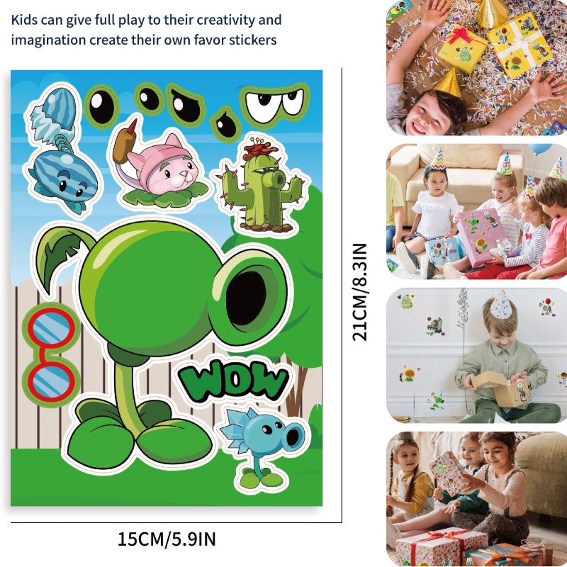Stiker Puzzle Anime Kartun Luc - Plant Parent Sticker ulasan dan harga
