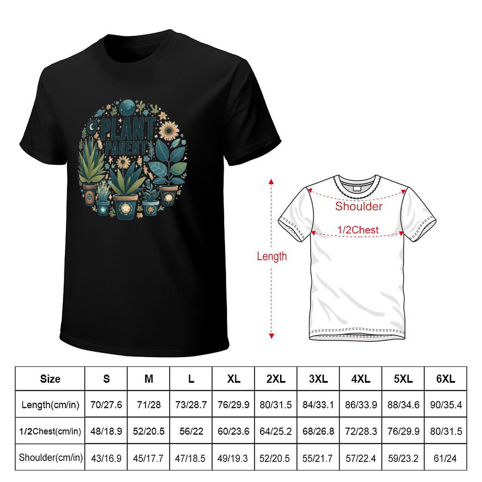 Kaos Kasual Bermotif Seni untu - Plant Parent T Shirt ulasan dan harga