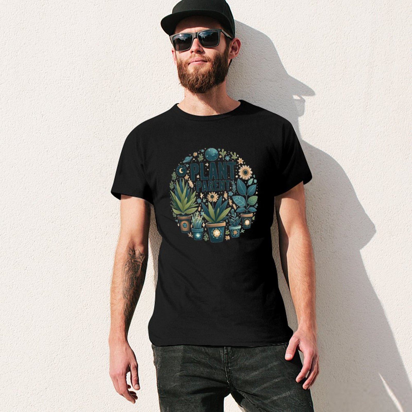 Kaos Kasual Bermotif Seni untu - Plant Parent T Shirt ulasan dan harga